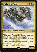 Avalanche Tusker (KTK-166) - rare - Foil