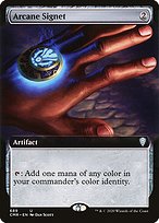 Arcane Signet (CMR-689) - uncommon: (Extended Art) - Foil