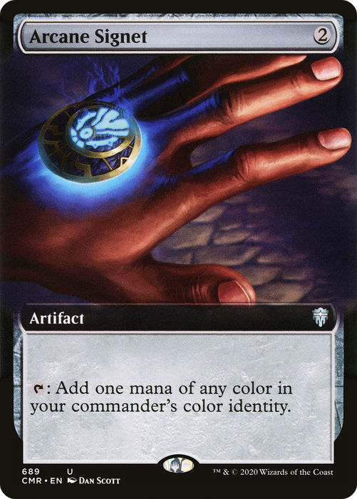 Arcane Signet (CMR-689) - uncommon: (Extended Art)