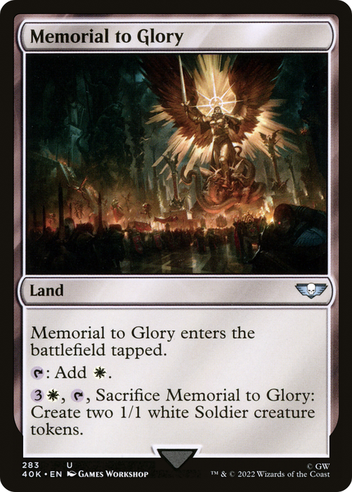 Memorial to Glory (40K-283) - uncommon