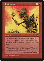 Incinerate (MIR-184) - common