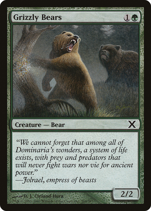 Grizzly Bears (10E-268) - common