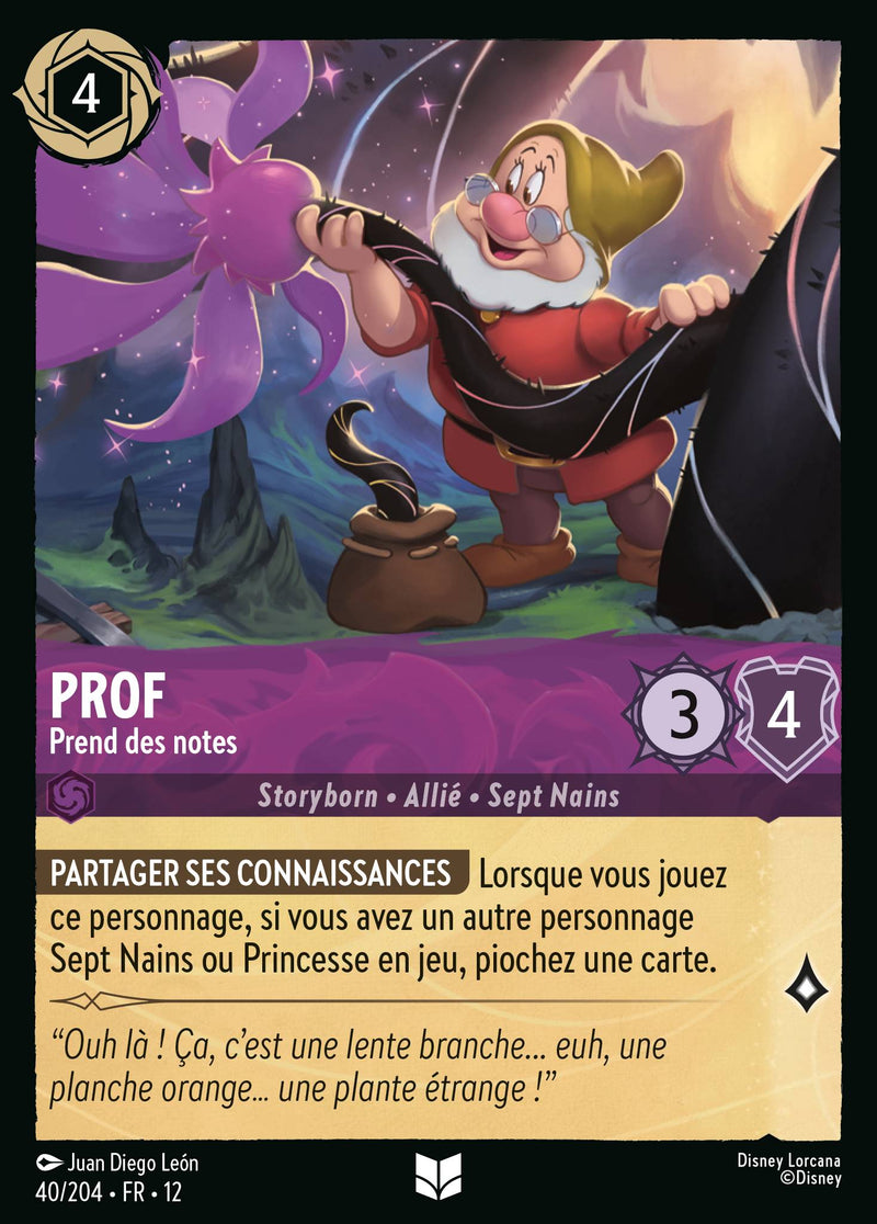 Prof - Prend des notes
