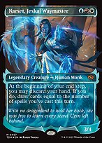 Narset, Jeskai Waymaster (TDM-407) - mythic: (Showcase) (Borderless) - Foil