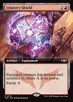 Infantry Shield (TDC-075) - rare: (Extended Art)