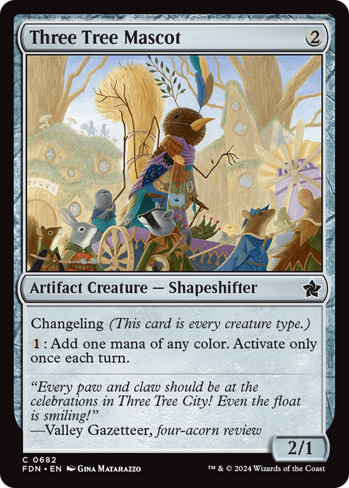 Three Tree Mascot (FDN-682) - common