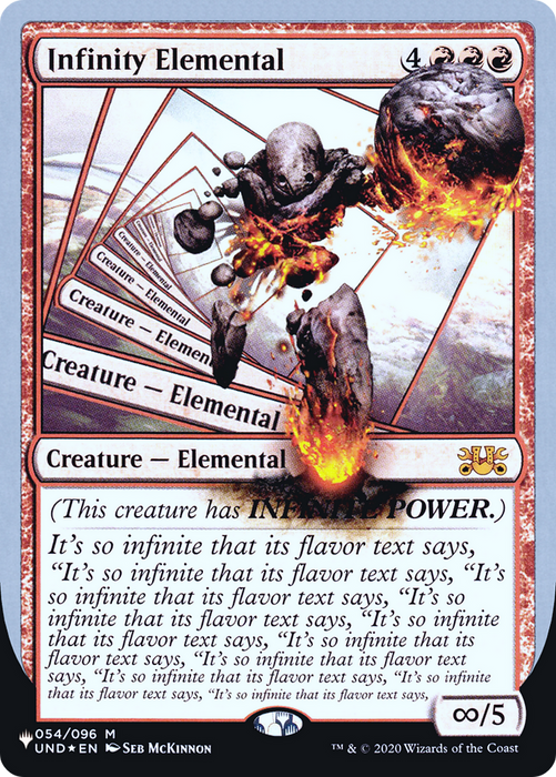 Infinity Elemental (LIST-029) - mythic - Foil