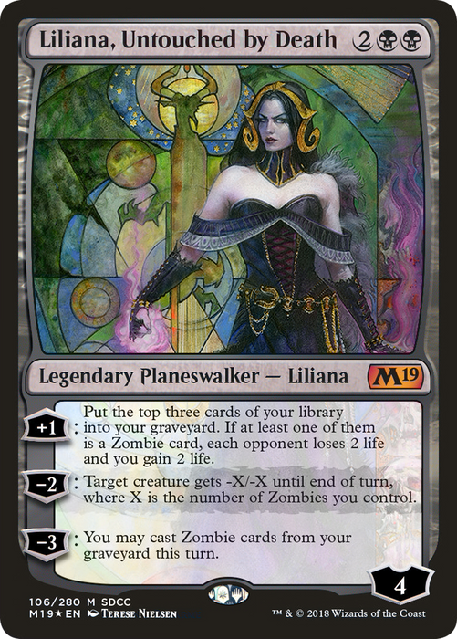 Liliana, Untouched by Death (MEDIA-106) - mythic - Foil