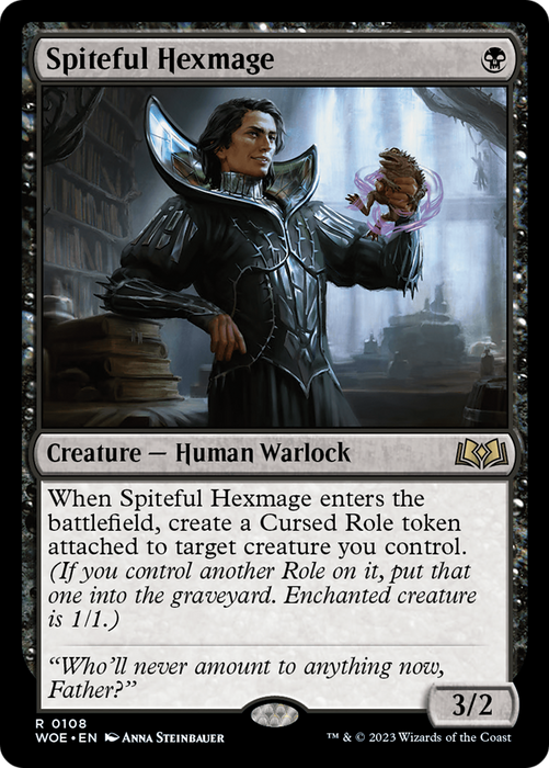 Spiteful Hexmage (WOE-108) - rare - Foil
