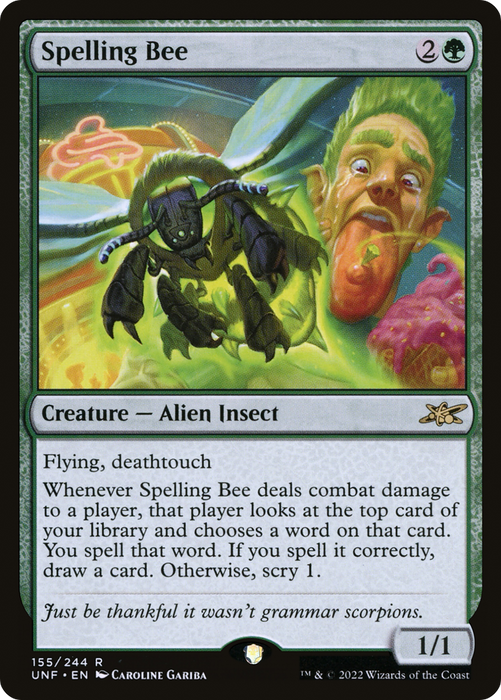 Spelling Bee (UNF-155) - rare - Foil
