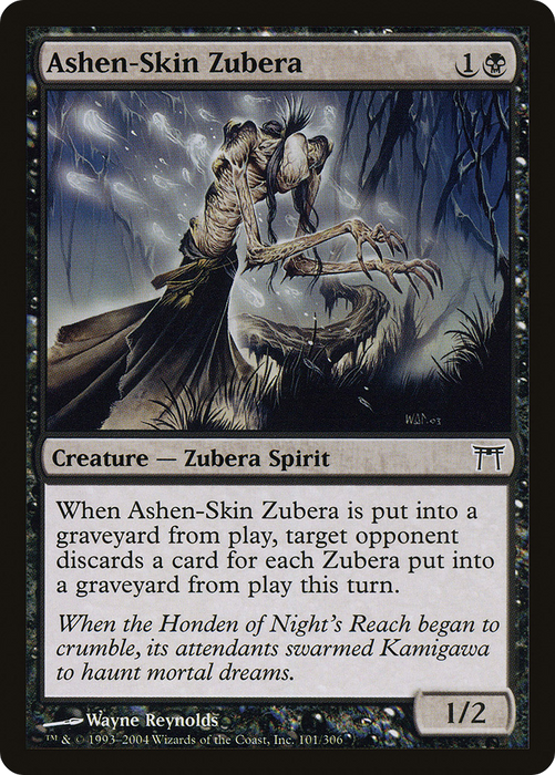 Ashen-Skin Zubera (CHK-101) - common - Foil