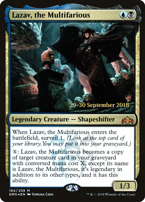 Lazav, the Multifarious (PRE-184S) - mythic - Foil