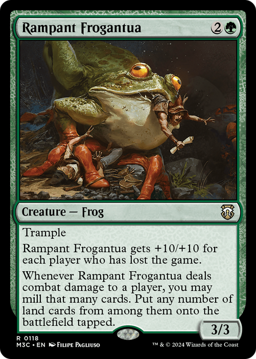 Rampant Frogantua (M3C-118) - rare