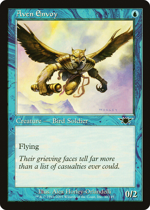 Aven Envoy (LGN-030) - common - Foil