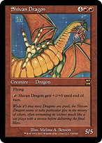 Shivan Dragon (ME4-136) - rare