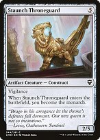 Staunch Throneguard (CMR-344) - common - Foil