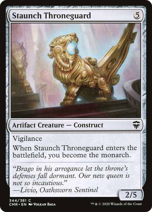 Staunch Throneguard (CMR-344) - common