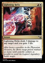Lightning Helix (MKM-218) - uncommon - Foil