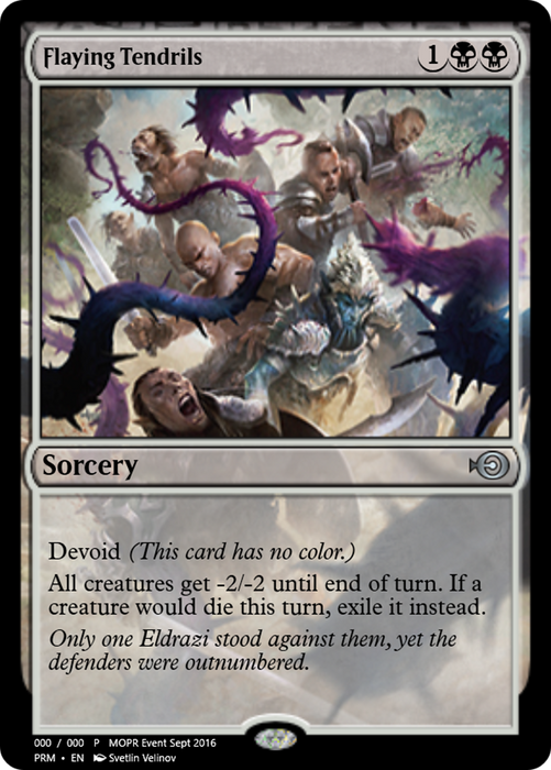 Flaying Tendrils (PRM-61561) - uncommon: (devoid) - Foil