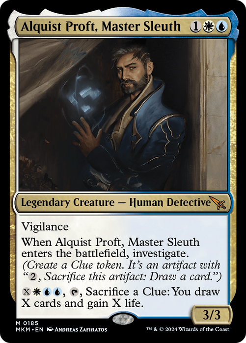 Alquist Proft, Master Sleuth (MKM-185) - mythic - Foil
