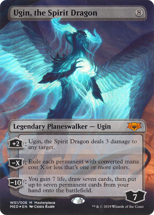 Ugin, the Spirit Dragon (MED3-WS1) - mythic (Borderless) - Foil