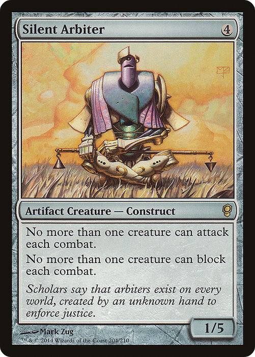 Silent Arbiter (CNS-204) - rare - Foil