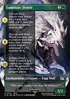 Summon: Fenrir (Borderless) (FIN-372) - uncommon