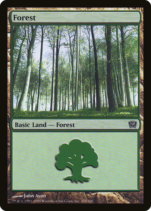 Forest (9ED-350★) - common - Foil