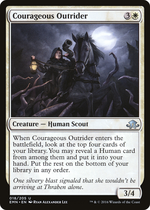 Courageous Outrider (EMN-018) - uncommon - Foil