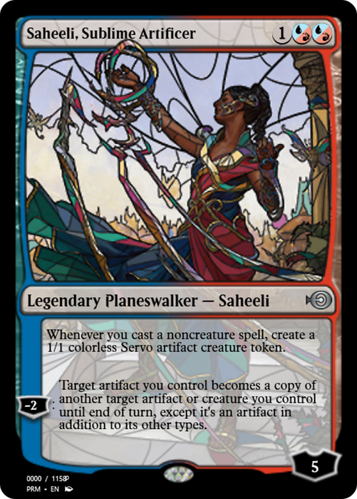 Saheeli, Sublime Artificer (PRM-78021) - uncommon