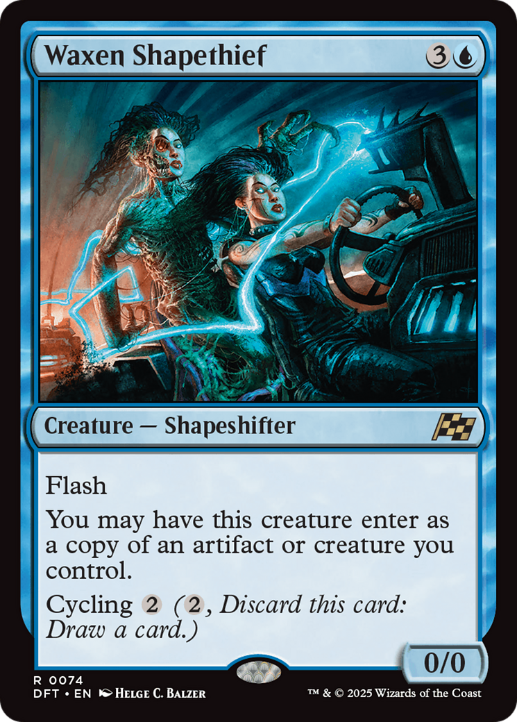Waxen Shapethief (DFT-074) - rare - Foil