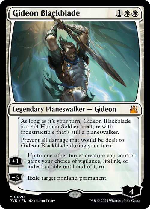 Gideon Blackblade (RVR-020) - mythic