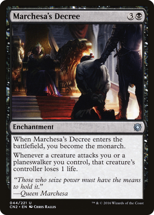 Marchesa's Decree (CN2-044) - uncommon
