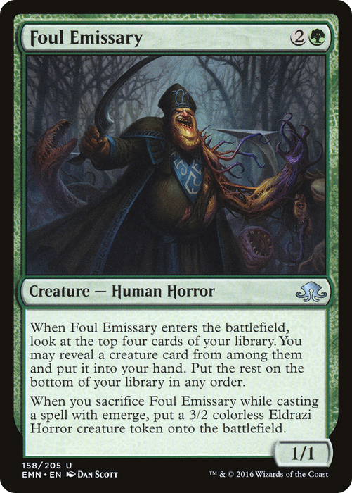 Foul Emissary (EMN-158) - uncommon - Foil