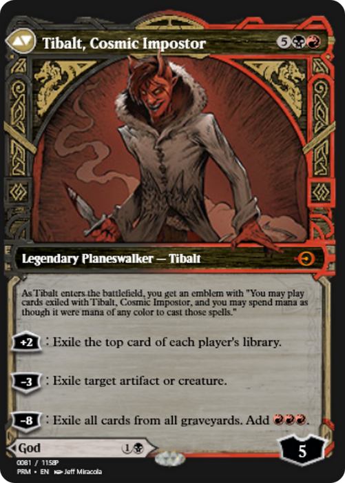 Valki, God of Lies // Tibalt, Cosmic Impostor (PRM-88270) - mythic - Foil