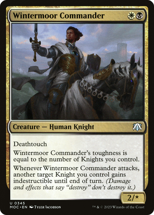 Wintermoor Commander (MOC-345) - uncommon