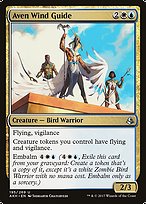 Aven Wind Guide (AKH-195) - uncommon - Foil