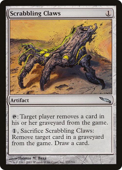 Scrabbling Claws (MRD-237) - uncommon - Foil