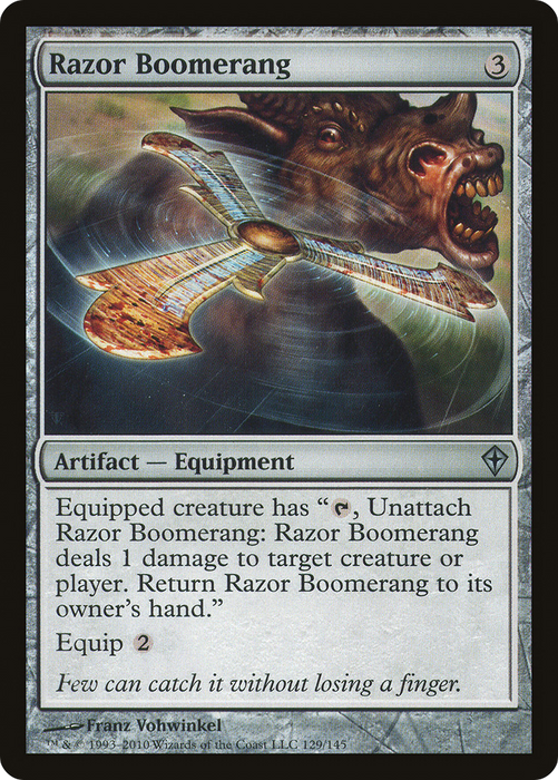 Razor Boomerang (WWK-129) - uncommon - Foil