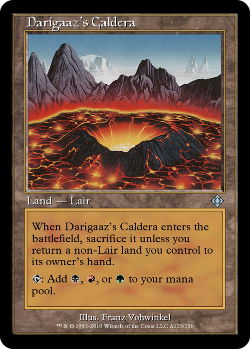 Darigaaz's Caldera (TD0-A125) - uncommon