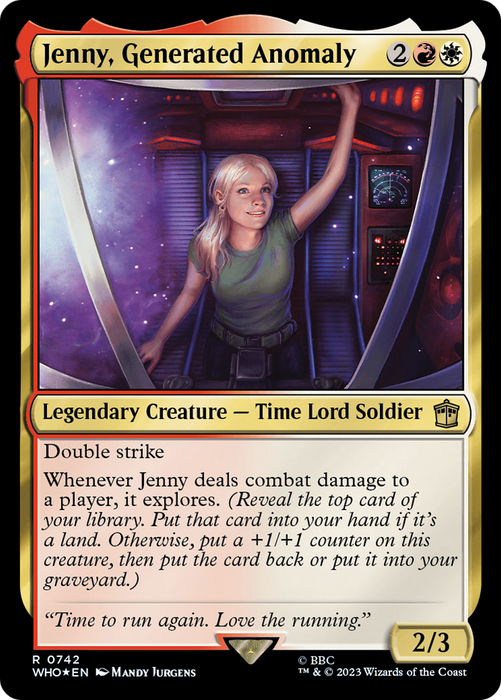Jenny, Generated Anomaly (WHO-742) - rare - Foil