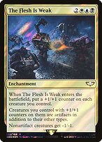 The Flesh Is Weak (40K-122★) - rare - Foil