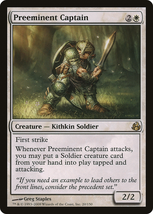 Preeminent Captain (MOR-020) - rare