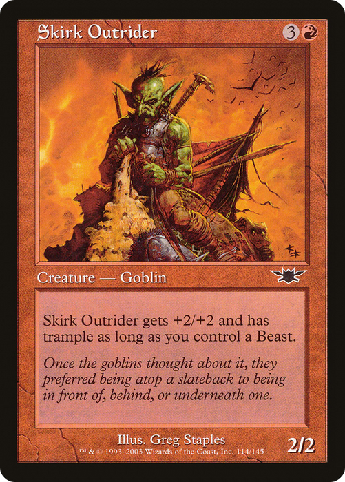 Skirk Outrider (LGN-114) - common - Foil