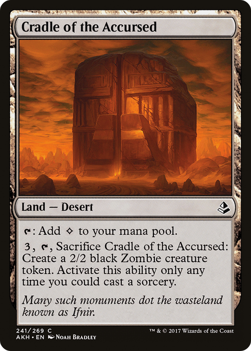 Cradle of the Accursed (AKH-241) - common - Foil
