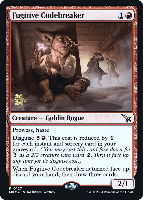 Fugitive Codebreaker (PRE-127S) - rare - Foil