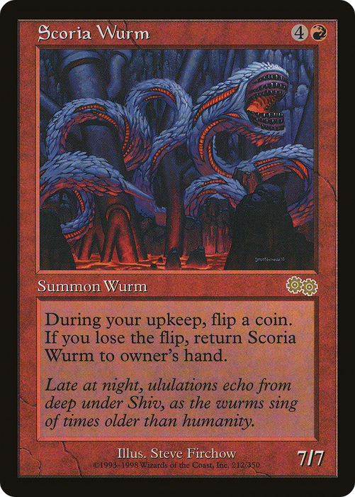 Scoria Wurm (USG-212) - rare