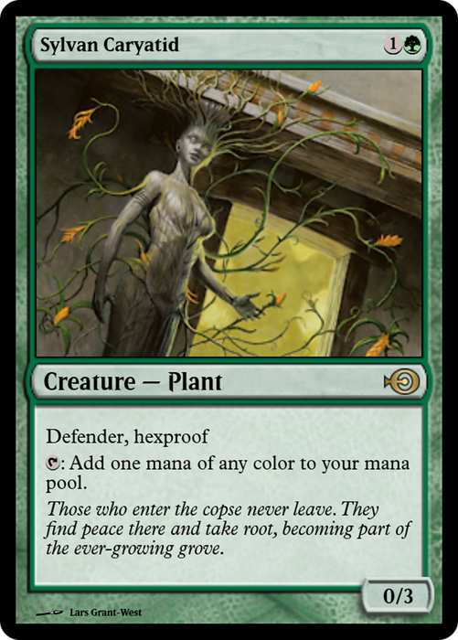 Sylvan Caryatid (PRM-50120) - rare - Foil