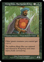 Meng Huo, Barbarian King (ME3-128) - rare - Foil