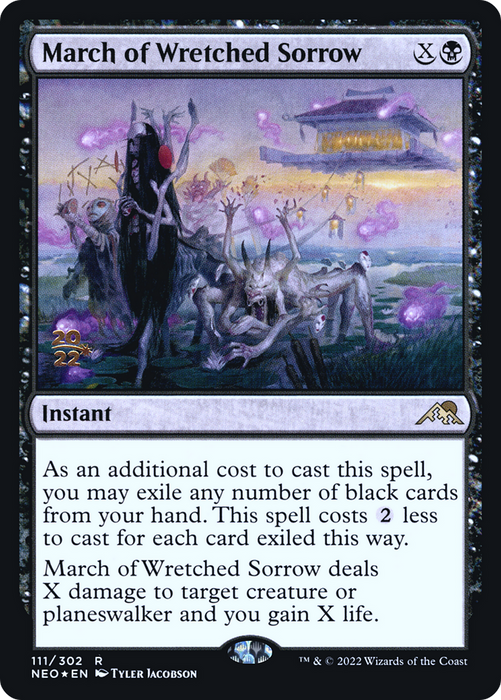 March of Wretched Sorrow (PRE-111S) - rare - Foil